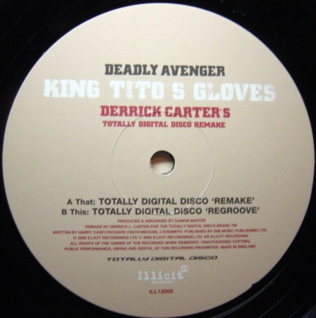 Deadly Avenger - King Tito's Gloves (Derrick Carter's Totally Digital Disco Remake) | Illicit Recordings (ILL12005) - main Deadly Avenger - King Tito's Gloves (Derrick Carter's Totally Digital Disco Remake) | Illicit Recordings (ILL12005) - main