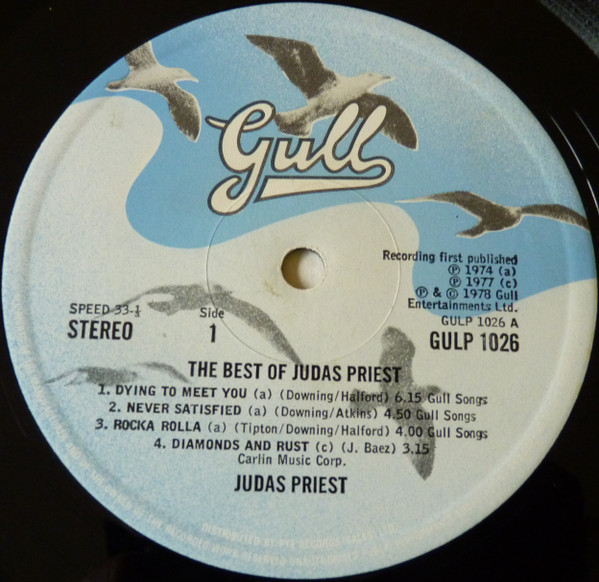 Judas Priest - The Best Of | Gull (GULP 1026) - 3 Judas Priest - The Best Of | Gull (GULP 1026) - 3