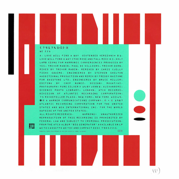 Yes - Love Will Find A Way | ATCO Records (796743-0) - 2