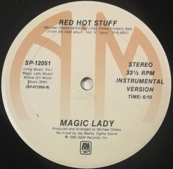 Magic Lady - Red Hot Stuff | A&M Records (SP-12051)