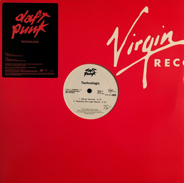 Daft Punk - Technologic | Virgin (EMIDP2)
