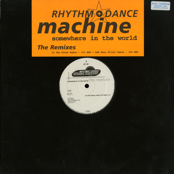 Rhythm + Dance Machine - Somewhere In The World (The Remixes) | MCA Records (MCT 33083) Rhythm + Dance Machine - Somewhere In The World (The Remixes) | MCA Records (MCT 33083)
