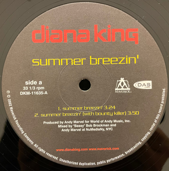 Diana King - Summer Breezin' | Maverick (DKM-11635)