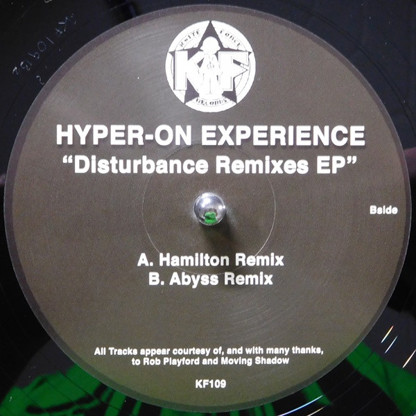 Hyper On Experience - Disturbance Remixes EP | Kniteforce Records (KF109) - 4 Hyper On Experience - Disturbance Remixes EP | Kniteforce Records (KF109) - 4