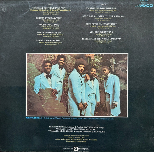 The Stylistics - The Best Of The Stylistics | Avco (9109 003) - 2