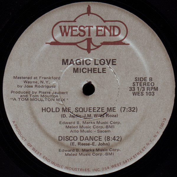 Michele - Magic Love | West End Records (WES 103) - 4