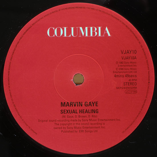 Marvin Gaye - Sexual Healing / Rockin' After Midnight | Columbia (Vinyl Junkie) (VJAY10) - 2