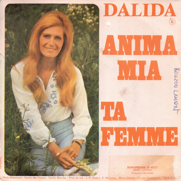 Dalida - Anima Mia / Ta Femme | International Shows (IS 45 717) - 2