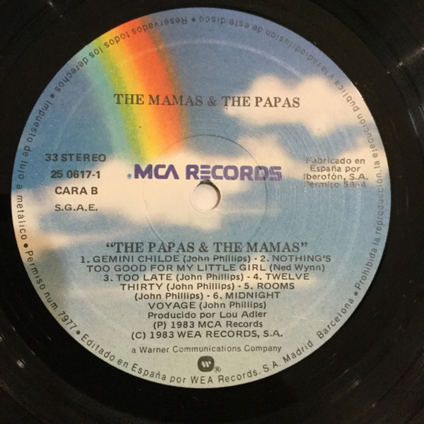 The Mamas & The Papas - The Papas & The Mamas | MCA Records (H-205818) - 4 The Mamas & The Papas - The Papas & The Mamas | MCA Records (H-205818) - 4