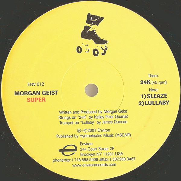 Morgan Geist - Super | Environ (ENV 012)