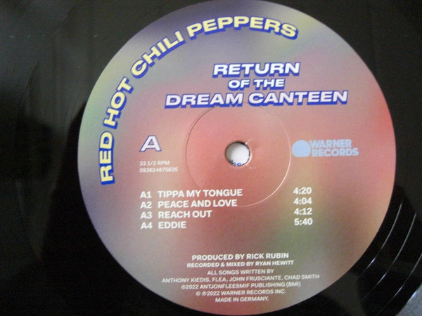 Red Hot Chili Peppers - Return Of The Dream Canteen | Warner Records (0093624875635) - 3
