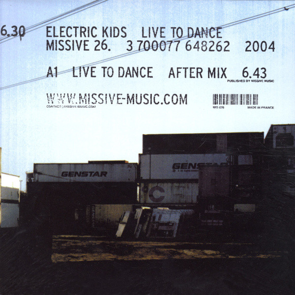 Electric Kids - Live To Dance | Missive (MIS 026)