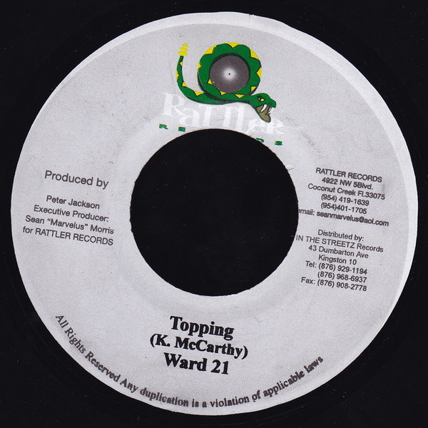 Ward 21 / Bugsy Malone - Topping / Girls | Rattler Records (none)