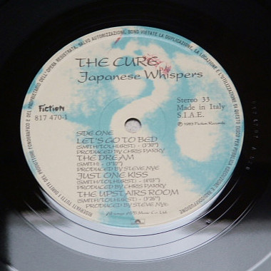 The Cure - Japanese Whispers: The Cure Singles Nov 82 : Nov 83 | Fiction Records (817 470-1) - 3