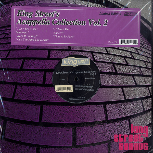 Various - King Street's Acappella Collection Vol. 2 | BPM King Street Sounds (KSS 1170) Various - King Street's Acappella Collection Vol. 2 | BPM King Street Sounds (KSS 1170)