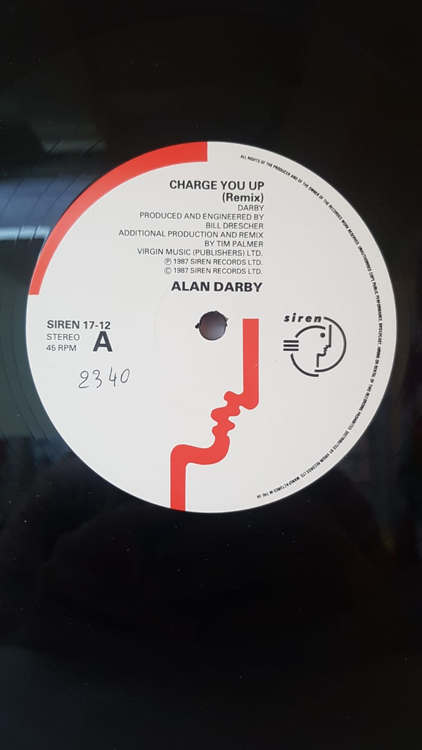 Alan Darby - Charge You Up | Siren (SIREN 17-12)