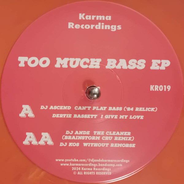 Various - Too Much Bass EP | Karma Recordings (KR019) - main Various - Too Much Bass EP | Karma Recordings (KR019) - main