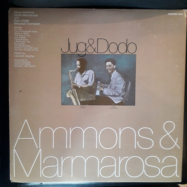 Gene Ammons & Dodo Marmarosa - Jug & Dodo | Prestige (PR 24021) - 2 Gene Ammons & Dodo Marmarosa - Jug & Dodo | Prestige (PR 24021) - 2