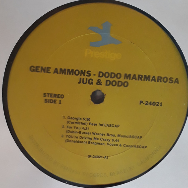 Gene Ammons & Dodo Marmarosa - Jug & Dodo | Prestige (PR 24021) - 3 Gene Ammons & Dodo Marmarosa - Jug & Dodo | Prestige (PR 24021) - 3