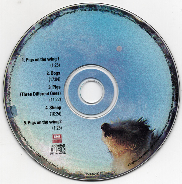 Pink Floyd - Animals | EMI United Kingdom (7243 8 29748 2 6) - 3