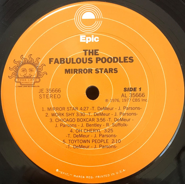 Fabulous Poodles - Mirror Stars | Epic (JE 35666) - 3