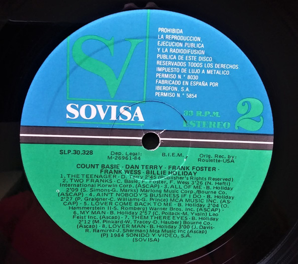 Various - Estrellas Del Jazz | SOVISA (SLP 30.328) - 4 Various - Estrellas Del Jazz | SOVISA (SLP 30.328) - 4