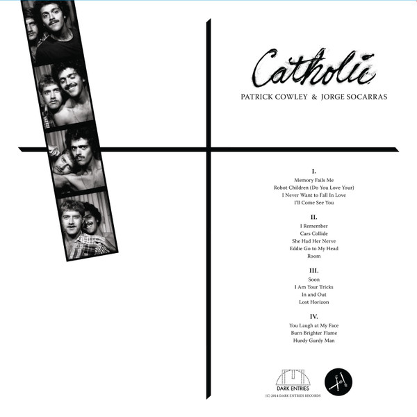 Patrick Cowley & Jorge Socarras - Catholic | Dark Entries (DE-080) - 2