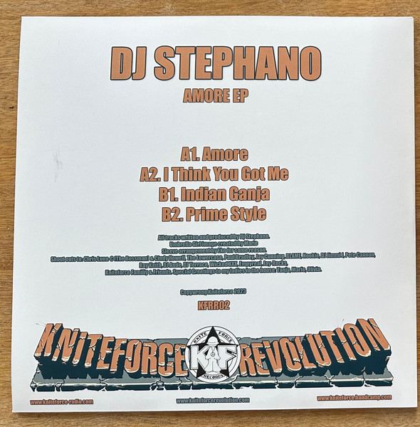 DJ Stephano - Amore EP | Kniteforce Revolution Records (KFRR02) - 2 DJ Stephano - Amore EP | Kniteforce Revolution Records (KFRR02) - 2
