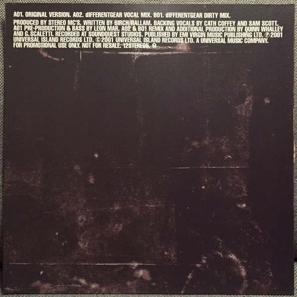 Stereo MC's - Deep Down & Dirty | Island Records (12STEREO 5) - 2