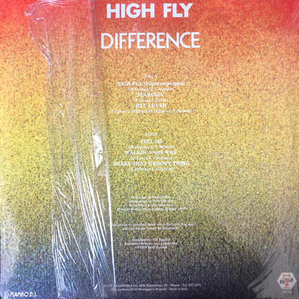 Difference - High Fly | Baby Records (LPX 36) - 2
