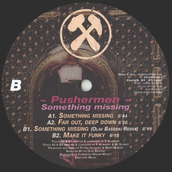 Pushermen - Something Missing | Work Records (work 44) - main