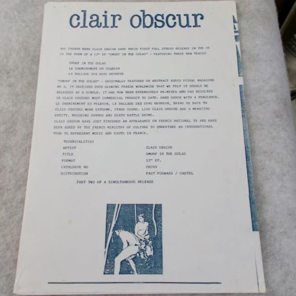 Clair Obscur - Smurf In The Gulag | Cathexis Recordings (CRC 69) - 2 Clair Obscur - Smurf In The Gulag | Cathexis Recordings (CRC 69) - 2