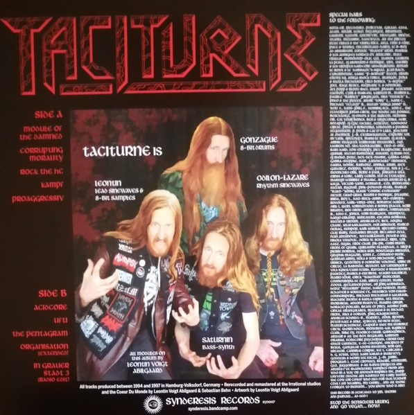 Taciturne - Kleasure To Pill | Synderesis Records (SYN007) - 2