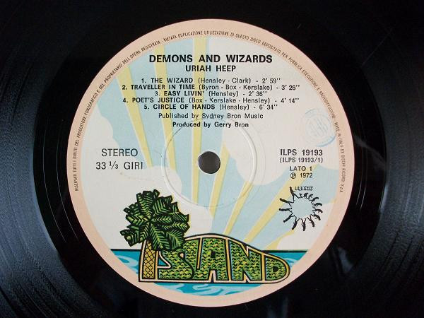 Uriah Heep - Demons And Wizards | Bronze (ILPS 19193) - 4 Uriah Heep - Demons And Wizards | Bronze (ILPS 19193) - 4