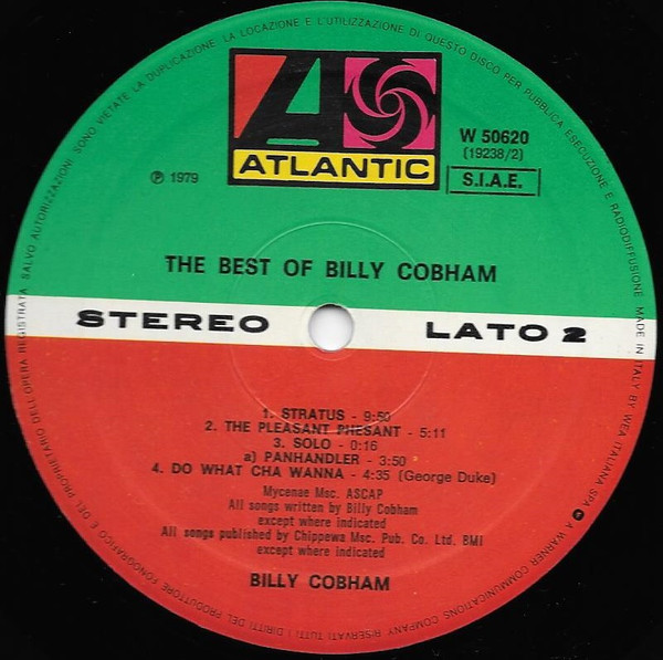 Billy Cobham - The Best Of Billy Cobham | Atlantic (W 50620) - 4