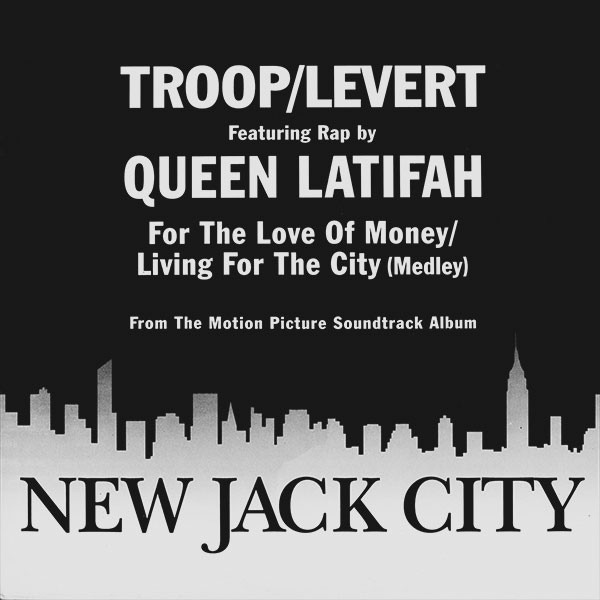 Troop & Levert , Featuring Rap By Queen Latifah - For The Love Of Money / Living For The City (Medley) | Warner Bros. Records (PRO-A-4936)