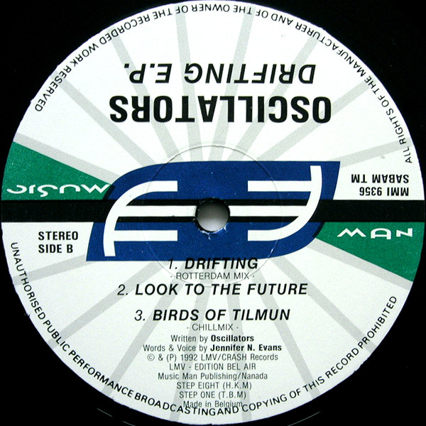 Oscillators - Drifting E.P. | Music Man Records (MMI 9356) - 2
