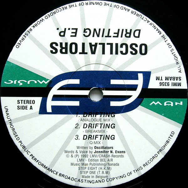 Oscillators - Drifting E.P. | Music Man Records (MMI 9356)