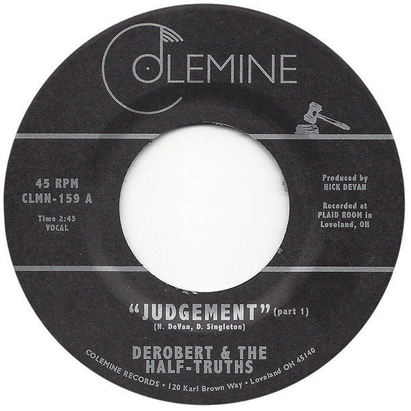 DeRobert & The Half-Truths - Judgement | Colemine Records (CLMN-159) - main