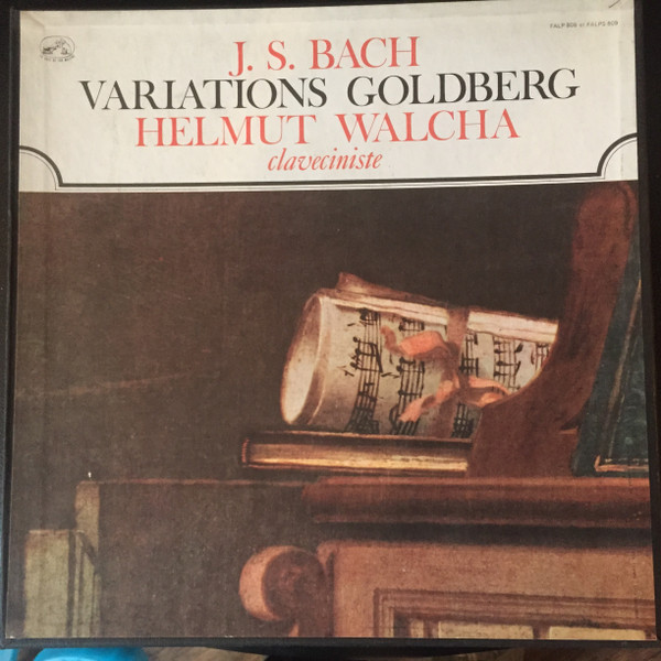 Johann Sebastian Bach - Helmut Walcha - Goldberg Variations, Clavecinistre,  BWV 988 | La Voix De Son Maître (FALP 808 / FALPS 809)