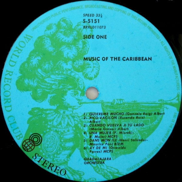Guadalajara Orchestra - Music Of The Caribbean | World Record Club (S/5151) - 3