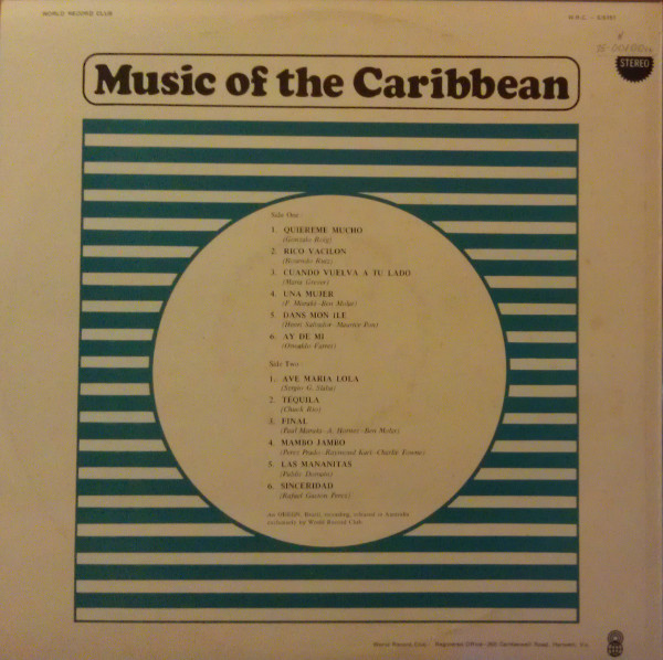 Guadalajara Orchestra - Music Of The Caribbean | World Record Club (S/5151) - 2