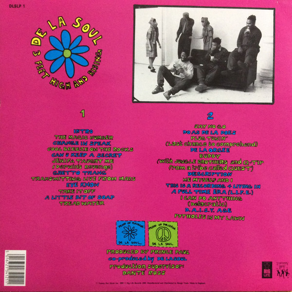 De La Soul - 3 Feet High And Rising | Big Life (DLSLP 1) - 2