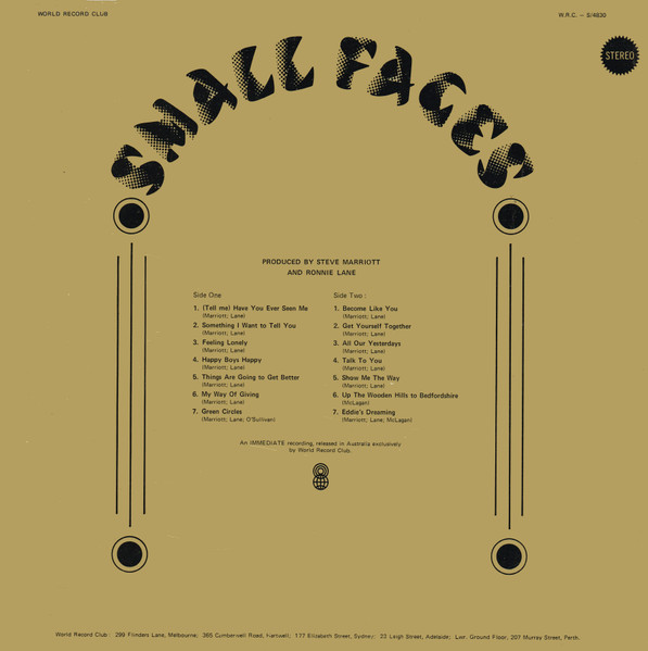 Small Faces - Small Faces | World Record Club (S/4830) - 2