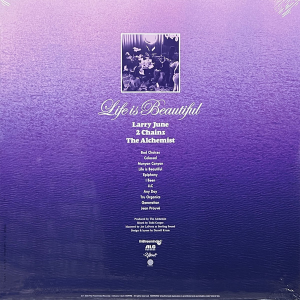 Larry June , 2 Chainz & Alchemist - Life Is Beautiful (Chopped Not Slopped) | Empire (ERE1168) - 2
