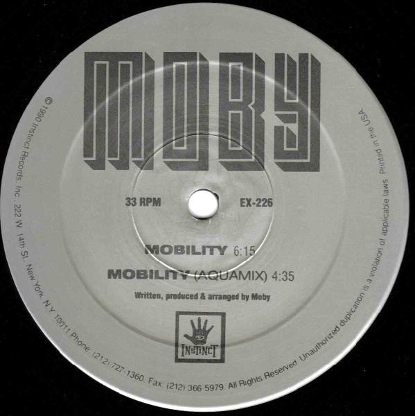 Moby - Mobility | Instinct Records (EX-226) - main