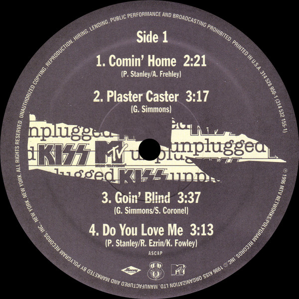 Kiss - MTV Unplugged | Mercury (314 528 950-1) - 3 Kiss - MTV Unplugged | Mercury (314 528 950-1) - 3