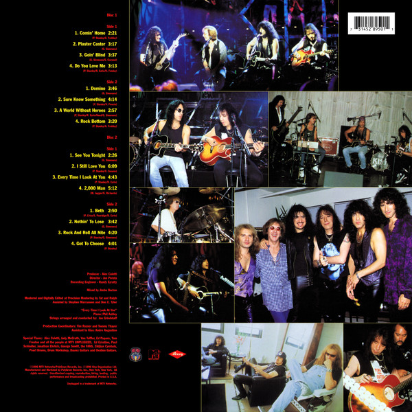 Kiss - MTV Unplugged | Mercury (314 528 950-1) - 2 Kiss - MTV Unplugged | Mercury (314 528 950-1) - 2