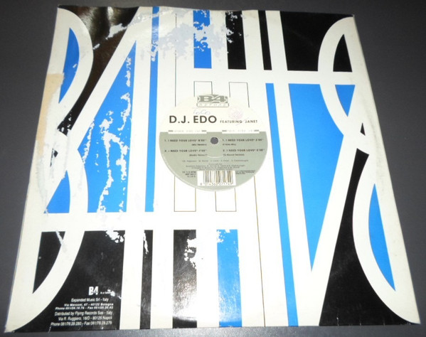 DJ Edo Feat. Janet - I Need Your Love | B4 Before (BEF 4017) - 2