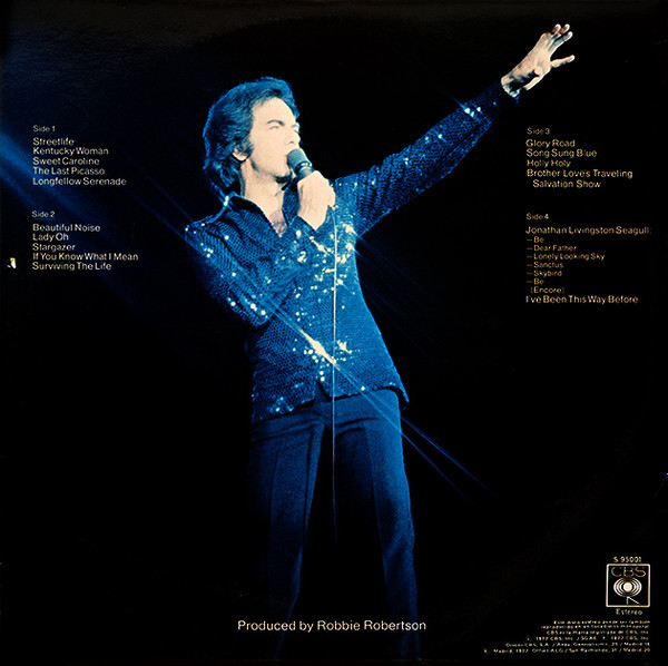 Neil Diamond - Love At The Greek - Recorded Live At The Greek Theatre | CBS (S 95001) - 4